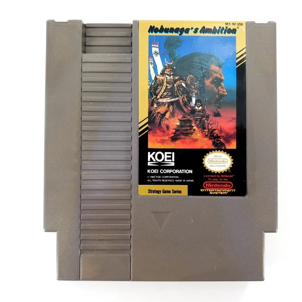 Nobunaga's Ambition (Nintendo NES, 1989) Authentic Cart Only Tested & Works